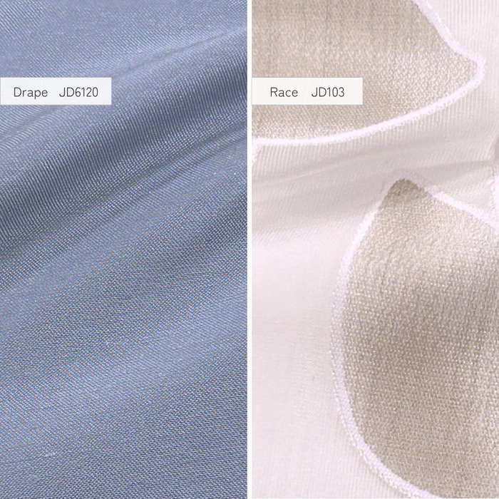 カーテンセット"Recipe(レシピ)"|#003 アメノモリ(ドレープ&レース)|丈~140cm