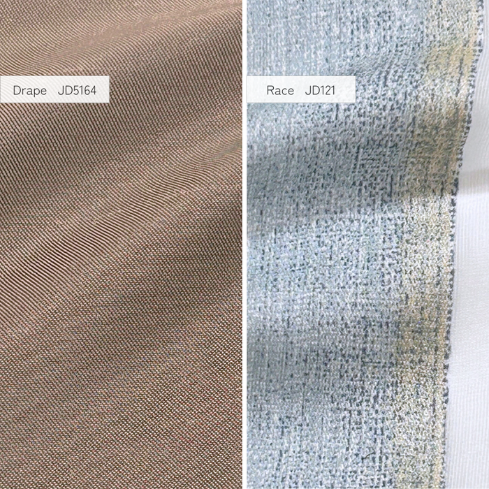 カーテンセット"Recipe(レシピ)"|#004 Paint(ドレープ&レース)|丈~140cm