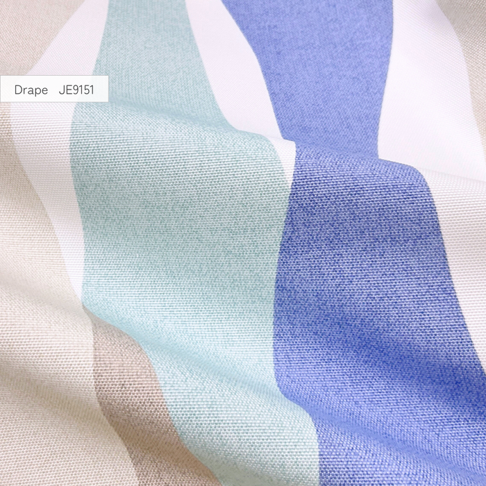 カーテンセット"Recipe(レシピ)"|#019 アオノナミ(ドレープ&レース)|丈141~240cm