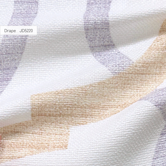 カーテンセット"Recipe(レシピ)"|#027 ラベンダーワルツ(ドレープ&レース)|丈~140cm