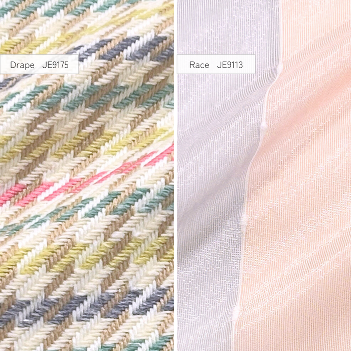 カーテンセット"Recipe(レシピ)"|#030 Girl's Diary(ドレープ&レース)|丈~140cm