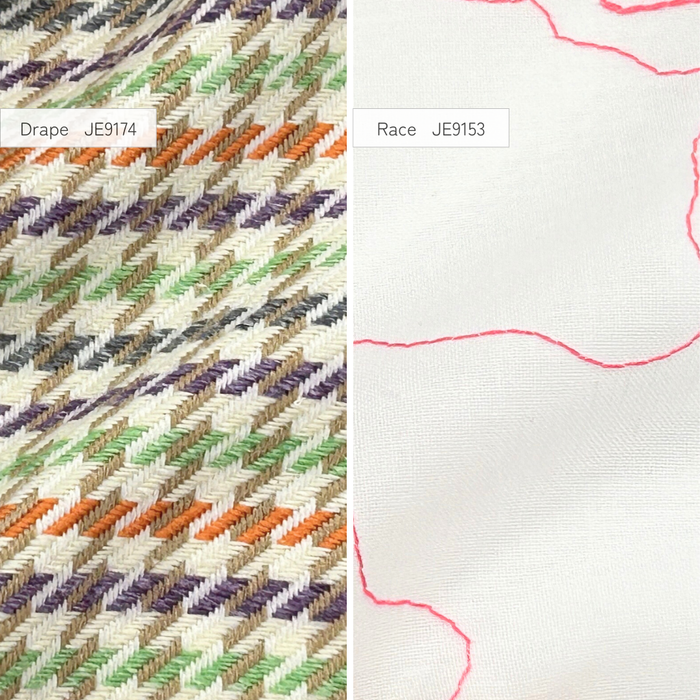 カーテンセット"Recipe(レシピ)"|#031 doubutuのパレード(ドレープ&レース)|丈~140cm