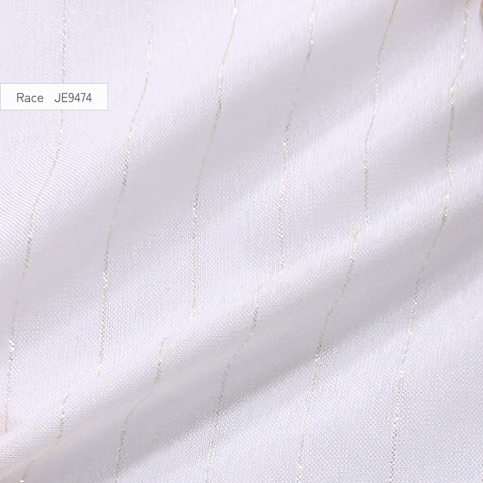 カーテンセット"Recipe(レシピ)"|#034 シマシマシマス(BE)(ドレープ&レース)|丈~140cm