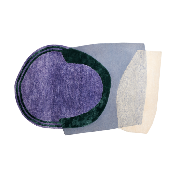 Carpe Diem|Hand Tufted Rug -Carta-(ブルー) 140×200