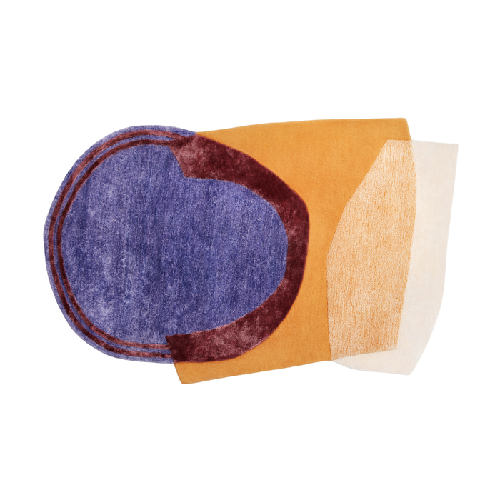 Carpe Diem|Hand Tufted Rug -Carta-(オレンジ)  140×200