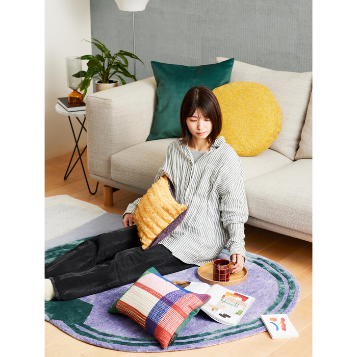 Carpe Diem|Hand Tufted Rug -Carta-(ブルー)  140×200