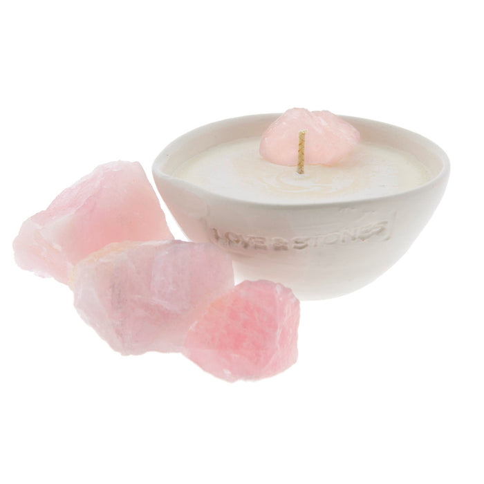LOVE&STONES | MINI RAW DREAM ROSE QUARTZ 160ML