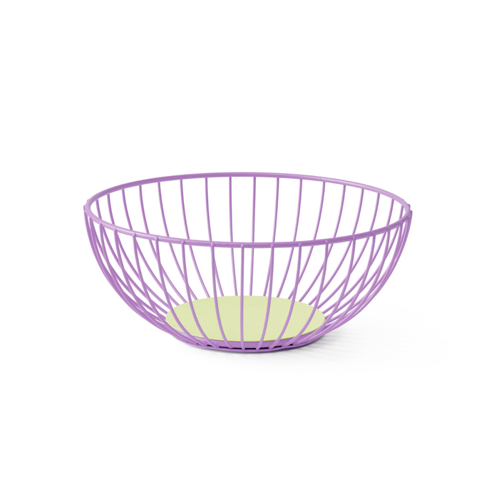 OCTAEVO | BASKET IRIS LARGE (LILAC/LIME)