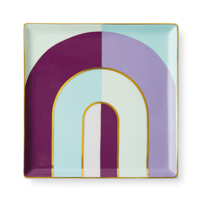 OCTAEVO | CERAMIC TRAY RIVIERA (ARCH) PURPLE