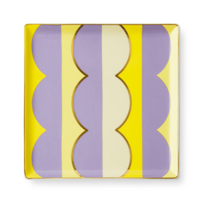 OCTAEVO | CERAMIC TRAY RIVIERA (WAVE) PURPLE