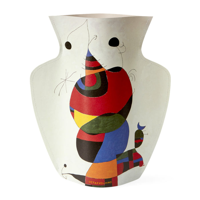 OCTAEVO|PAPER VASE MIRO (FEMME, OISEAU, ÉTOLIE)
