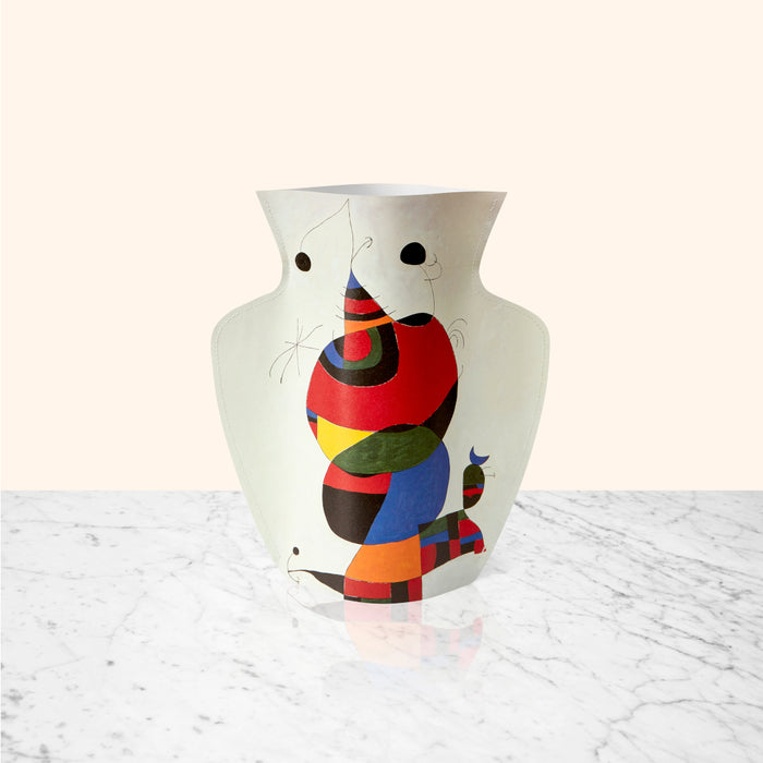 OCTAEVO|PAPER VASE MIRO (FEMME, OISEAU, ÉTOLIE)