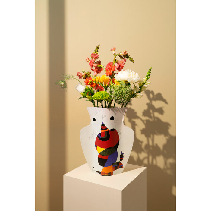 OCTAEVO|PAPER VASE MIRO (FEMME, OISEAU, ÉTOLIE)