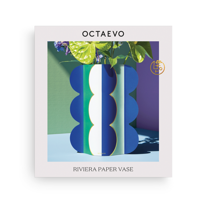 OCTAEVO|PAPER VASE RIVIERA WAVE