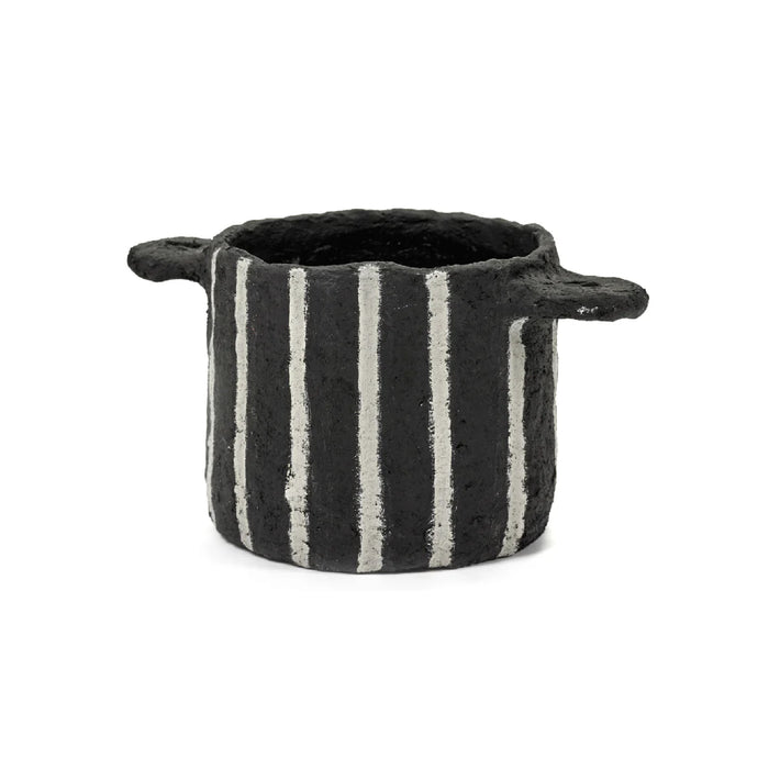 SERAX|Pot Marie Vertical Stripes φ16.5(Black)