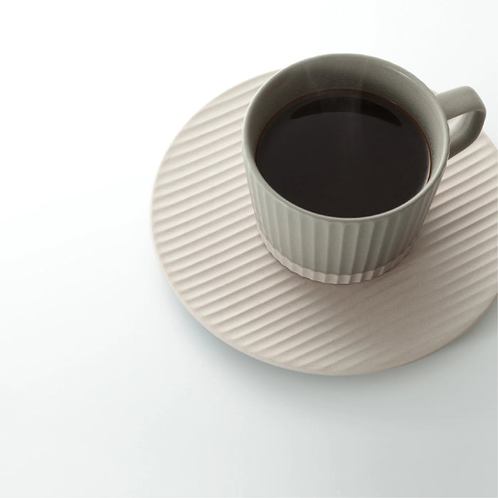 LIVING TALK|cekitay カップ&ソーサーギフトセット せん(いし / はくさ )