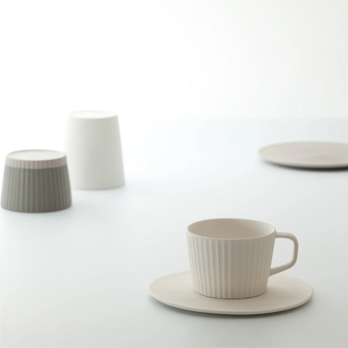 LIVING TALK|cekitay カップ&ソーサーギフトセット せん(いし / はくさ )