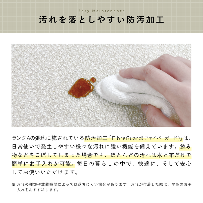 防汚加工の説明