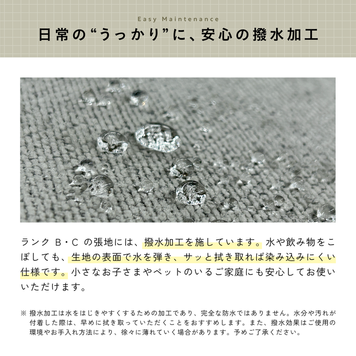 撥水機能の説明