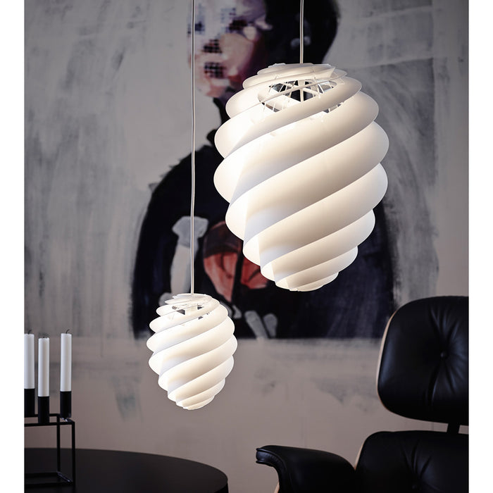 ペンダントライト LE KLINT / レ・クリント SWIRL ペンダント スワール2M ホワイト