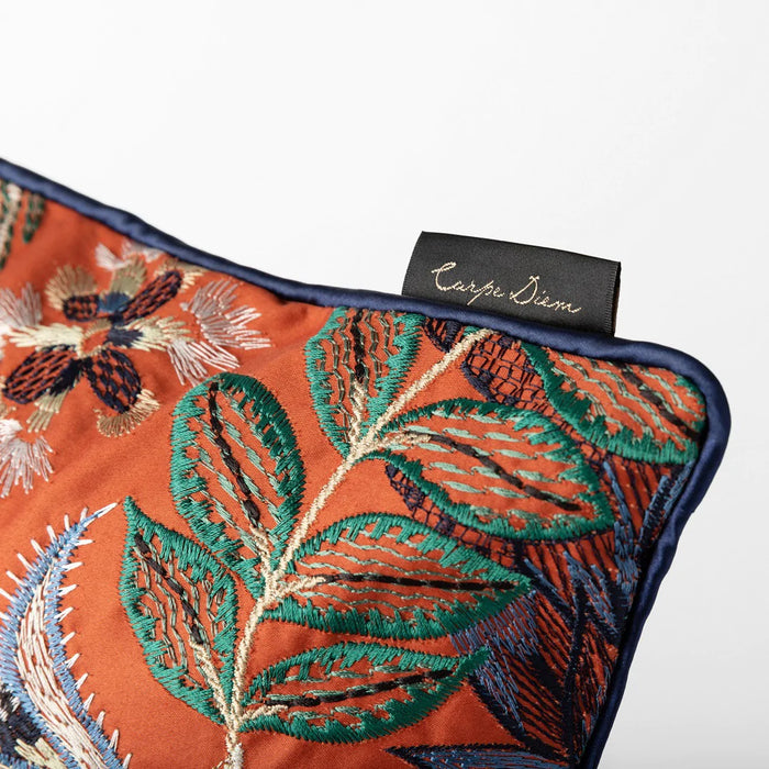Carpe Diem|Brave Zebra クッションカバー Terracotta