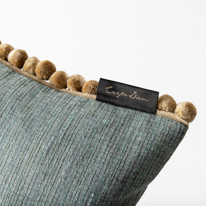 Carpe Diem|Premium color クッションカバー Teal