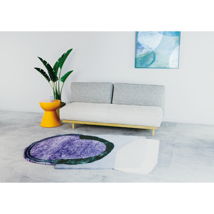Carpe Diem｜Hand Tufted Rug -Carta-(ブルー)  140×200