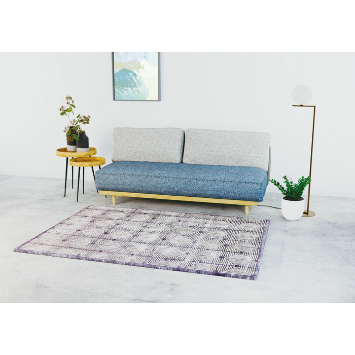 Carpe Diem｜Hand Tufted Rug -Angolo(Fog gray)-  140×200