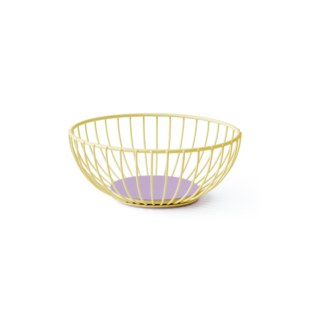 OCTAEVO ｜ BASKET IRIS SMALL (YELLOW/LILAC) — JIAS ONLINE