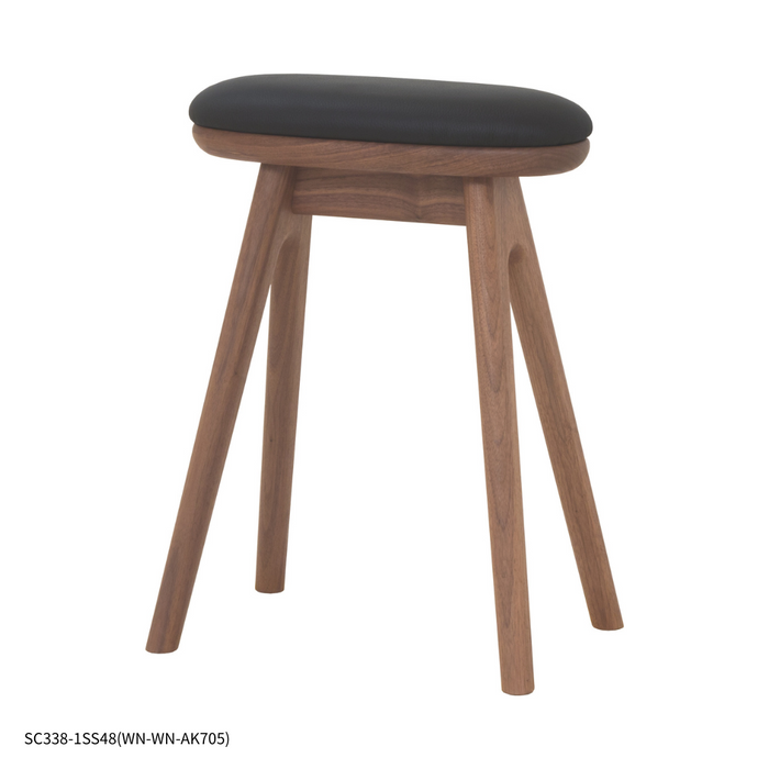 ナガノインテリア キッチンスツール コッペ 木製 ミヤモト家具 SOLID ナガノインテリア|friendly!! SC338 coupé kitchen stool(高さ