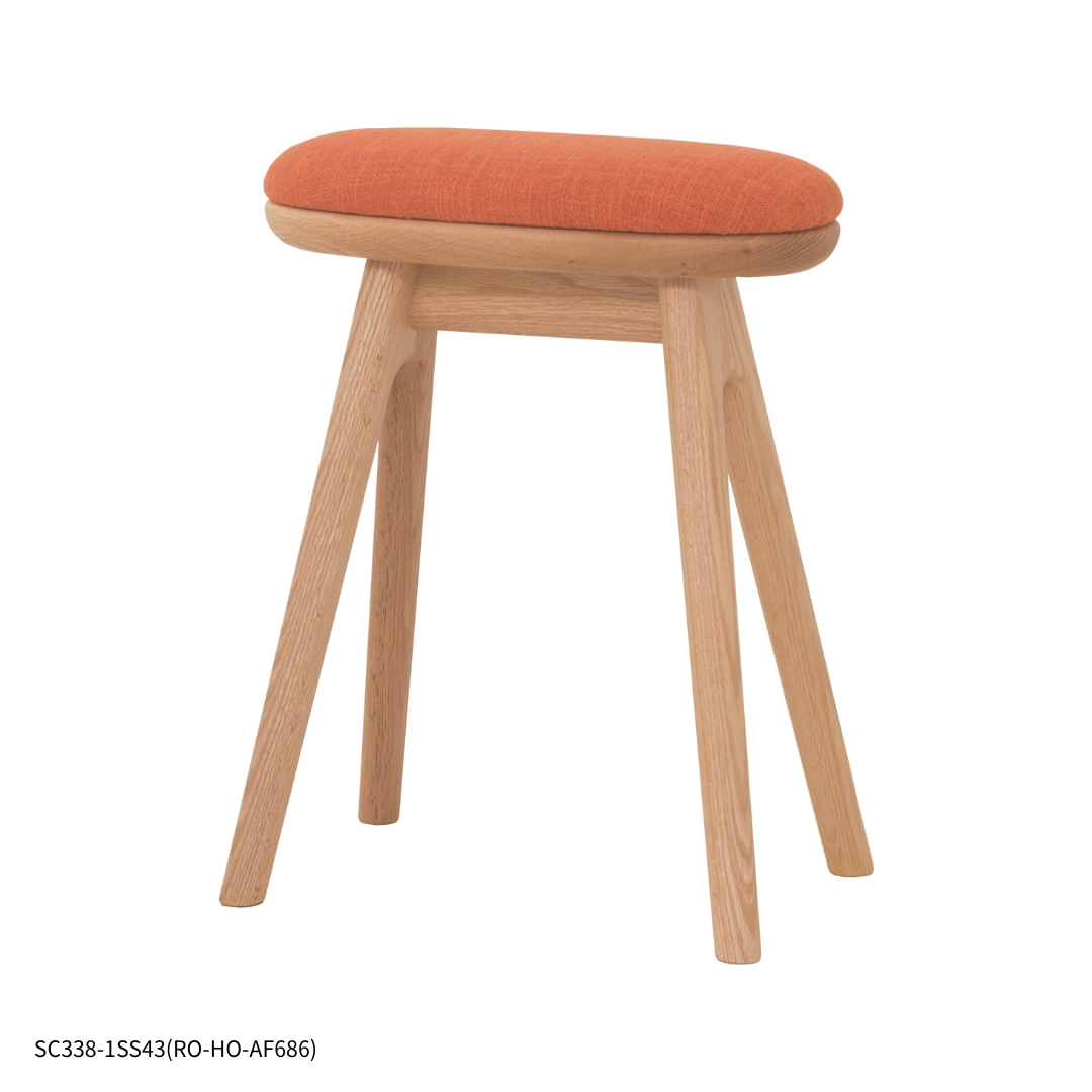 【hahaha】ナガノインテリア キッチンスツールコッペ 木製ミヤモト家具 ナガノインテリア|friendly!! SC338 coupé kitchen stool(高さ