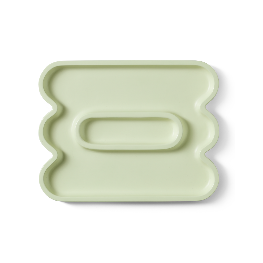 OCTAEVO ｜ CATCHALL TEMPLO WAVE (LIGHT MINT) ｜ JIAS ONLINE