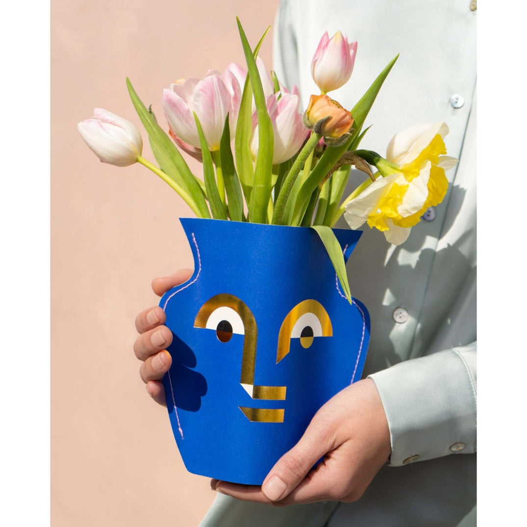 OCTAEVO Apollo Paper Flower Vase Double-Sided