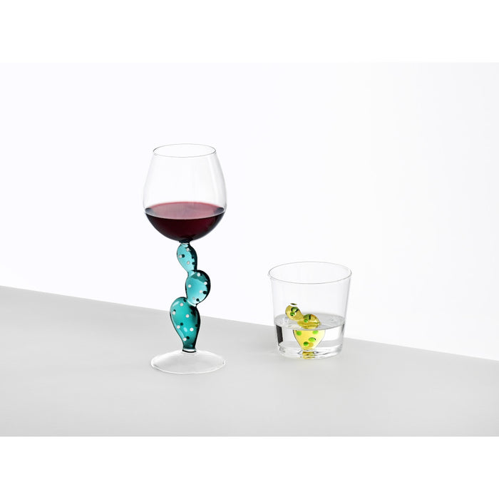 ICHENDORF MILANO ｜ DESERT PLANTS ワイングラス サボテンカリビアンブルー