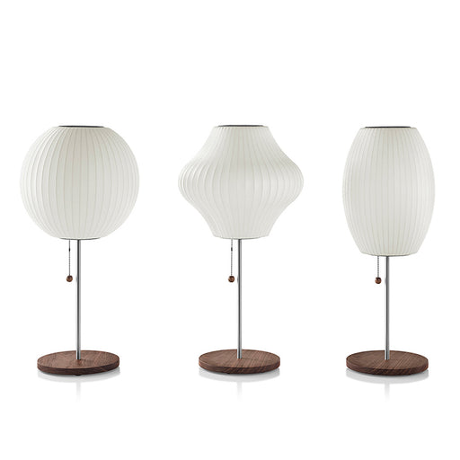 テーブルランプ Herman Miller / ハーマンミラー NELSON CIGAR LOTUS TABLE WALNUT / ネルソン シガー ロータス テーブル ウォルナット